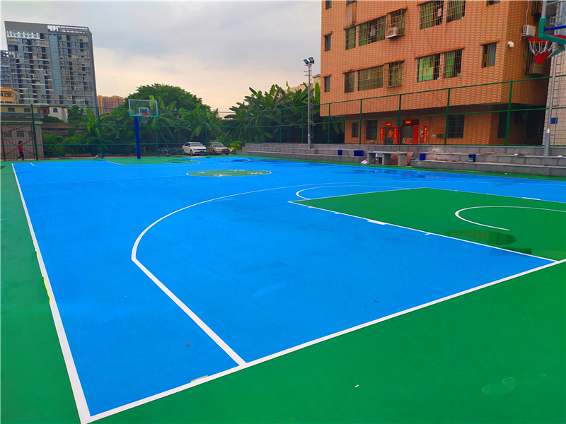 硅PU籃球場建設(shè) 硅PU籃球場建設(shè)